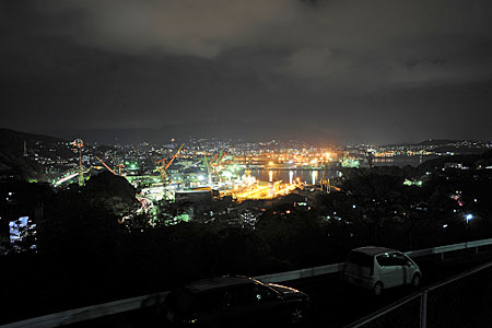 赤崎台第二公園の夜景