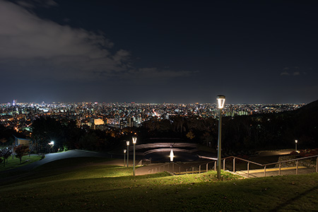 旭山記念公園の夜景