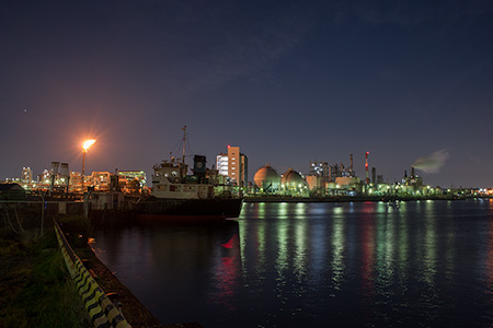 千鳥運河前の夜景