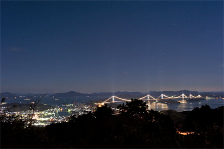 近見山展望台の夜景