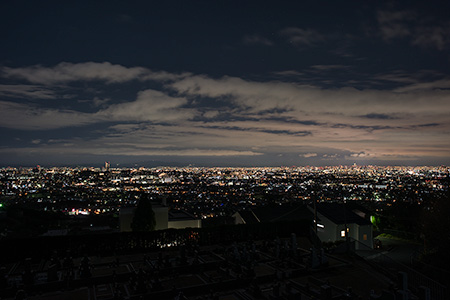 長楽寺付近の夜景