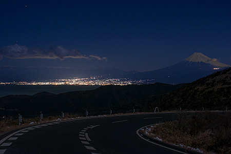 達磨山の夜景