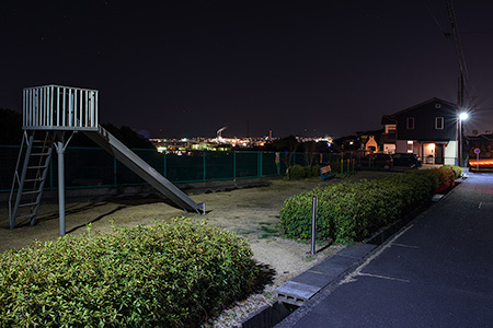 富士見台公園の夜景