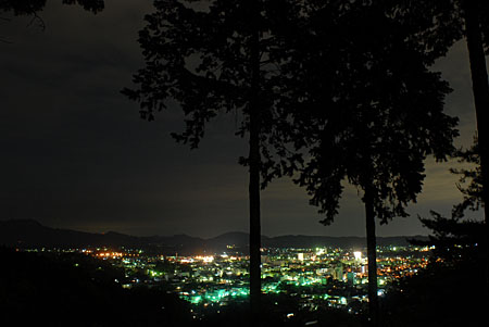 富士山公園の夜景