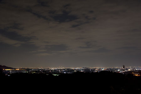 犬山ひばりヶ丘公園の夜景