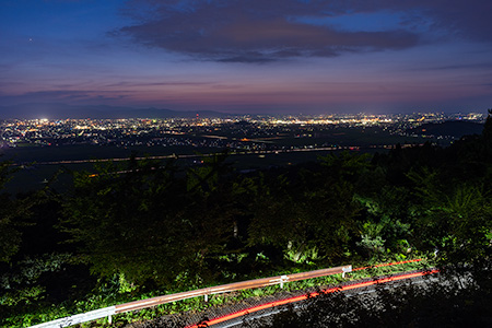 東山公園の夜景