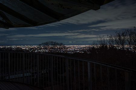 日の丸展望台　五月山ドライブウェイの夜景