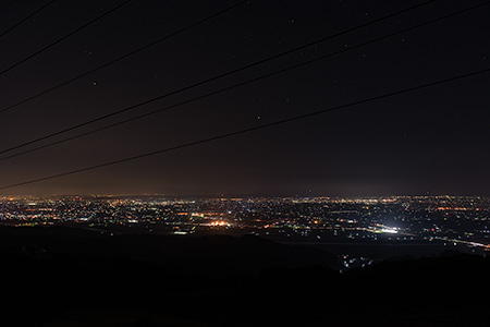 稲葉山の夜景