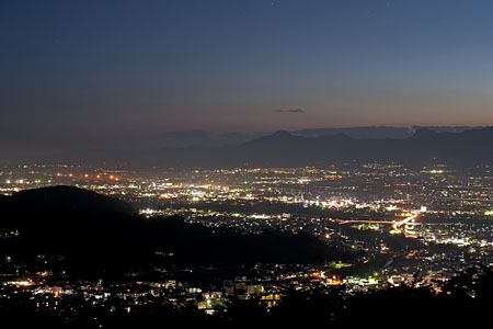 岩山公園の夜景