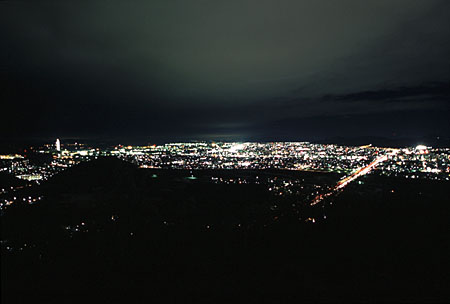 仁寿山の夜景