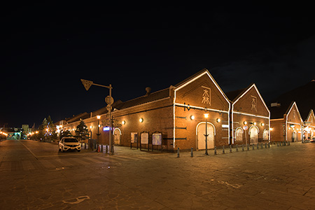 金森赤レンガ倉庫の夜景