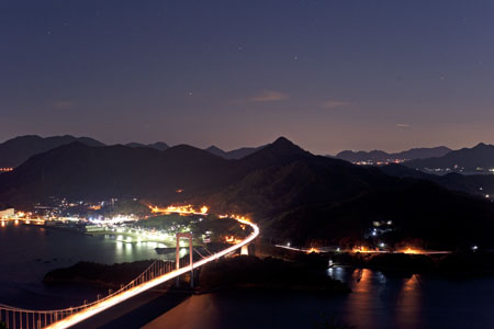 カレイ山展望公園の夜景