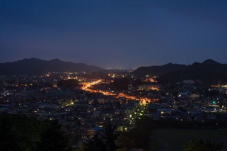 嘉多山公園の夜景