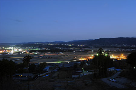 勝手神社の夜景