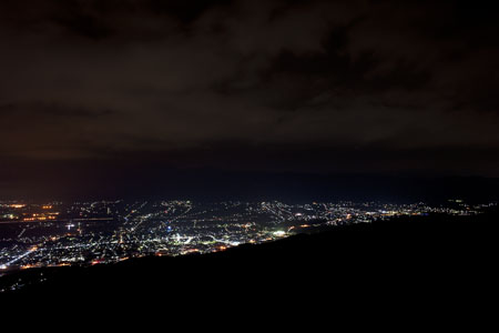 萱野高原の夜景