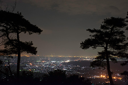 菰野富士の夜景