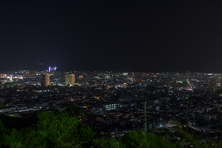 香陵台公園の夜景