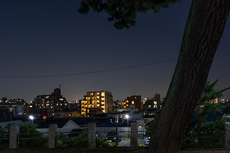 小山八幡神社の夜景