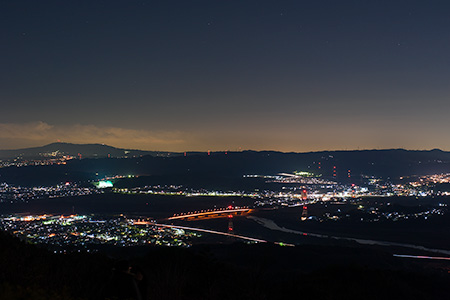 万灯呂山展望台の夜景