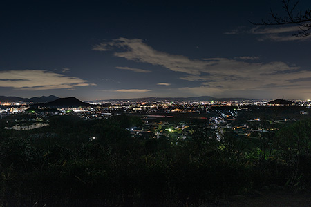 甘樫丘の夜景