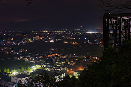 宮野運動公園　宮野山展望台の夜景