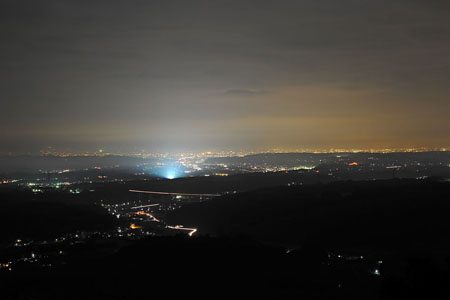 妙義山の夜景