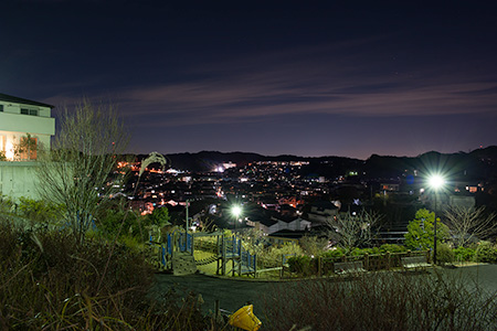 なごみの丘公園の夜景