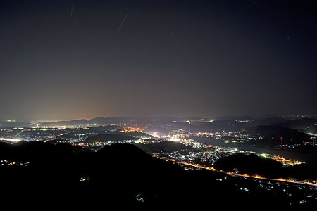 鳴滝山公園の夜景