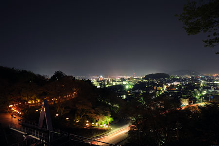 西山公園の夜景