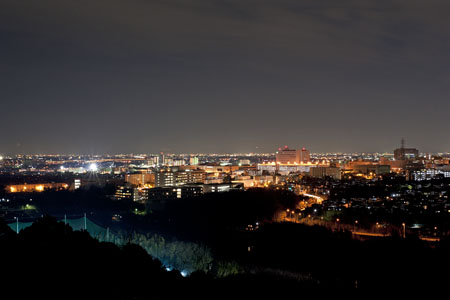 野見山展望台の夜景