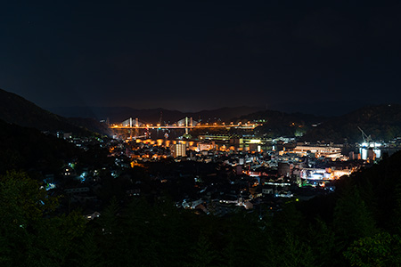 大橋遠望台の夜景