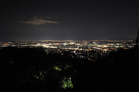 太平山神社の夜景