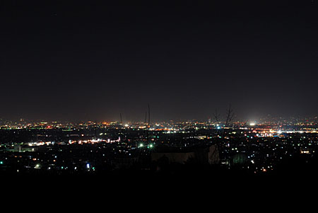 さくら山展望台の夜景