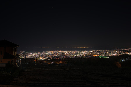 笹原配水場の夜景