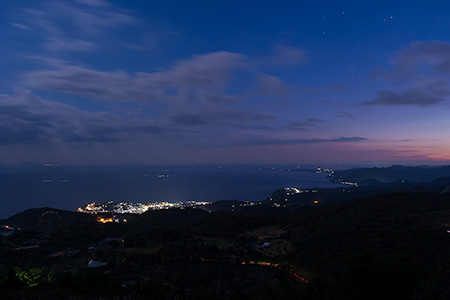 浅間山フライトエリアの夜景