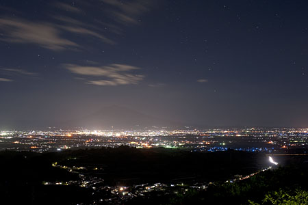 志賀坊高原　展望広場の夜景