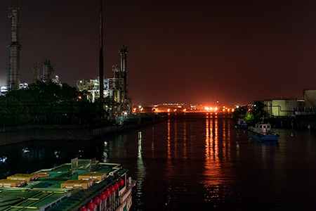 汐留橋の夜景
