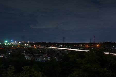 城山神社の夜景