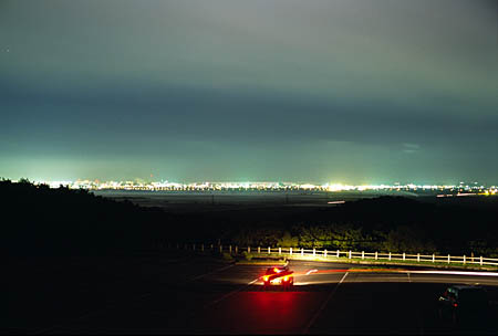 釧路市湿原展望台の夜景