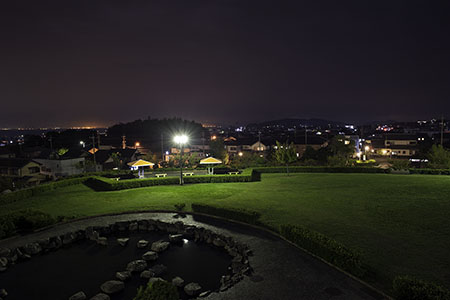 双太山公園の夜景