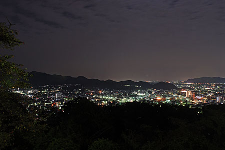 水道山公園の夜景