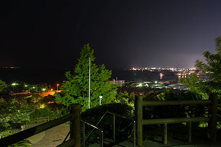 多賀山公園の夜景