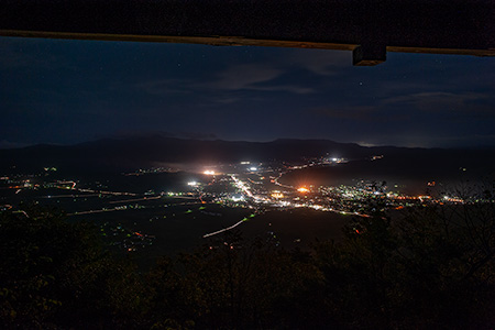 高清水山展望台の夜景
