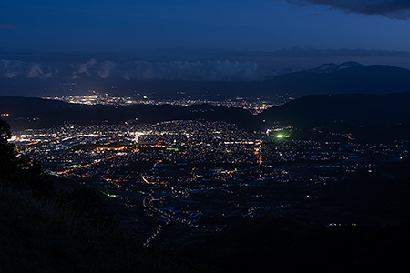 岳ノ台峠の夜景
