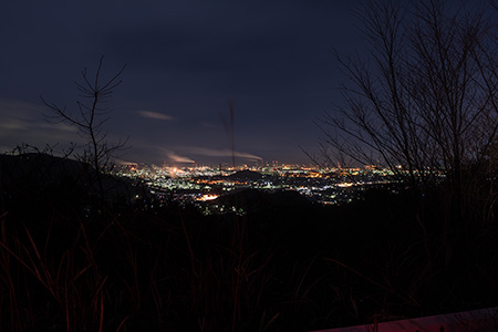 種松山の夜景