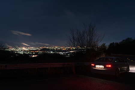 種松山の夜景