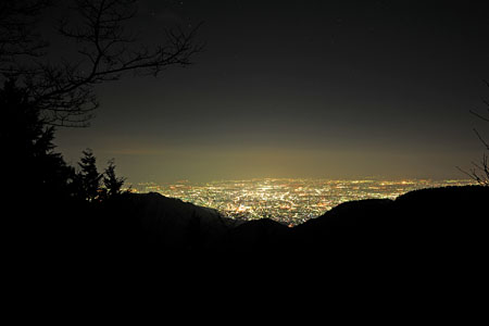 太良ヶ峠の夜景