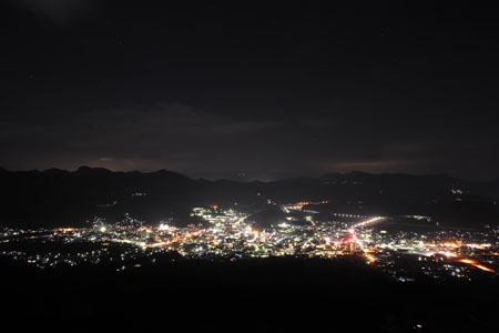 立岩展望台の夜景