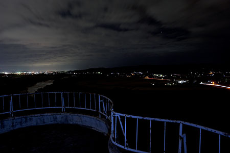 飛勢城趾の夜景