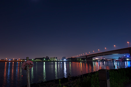 東海埠頭公園の夜景